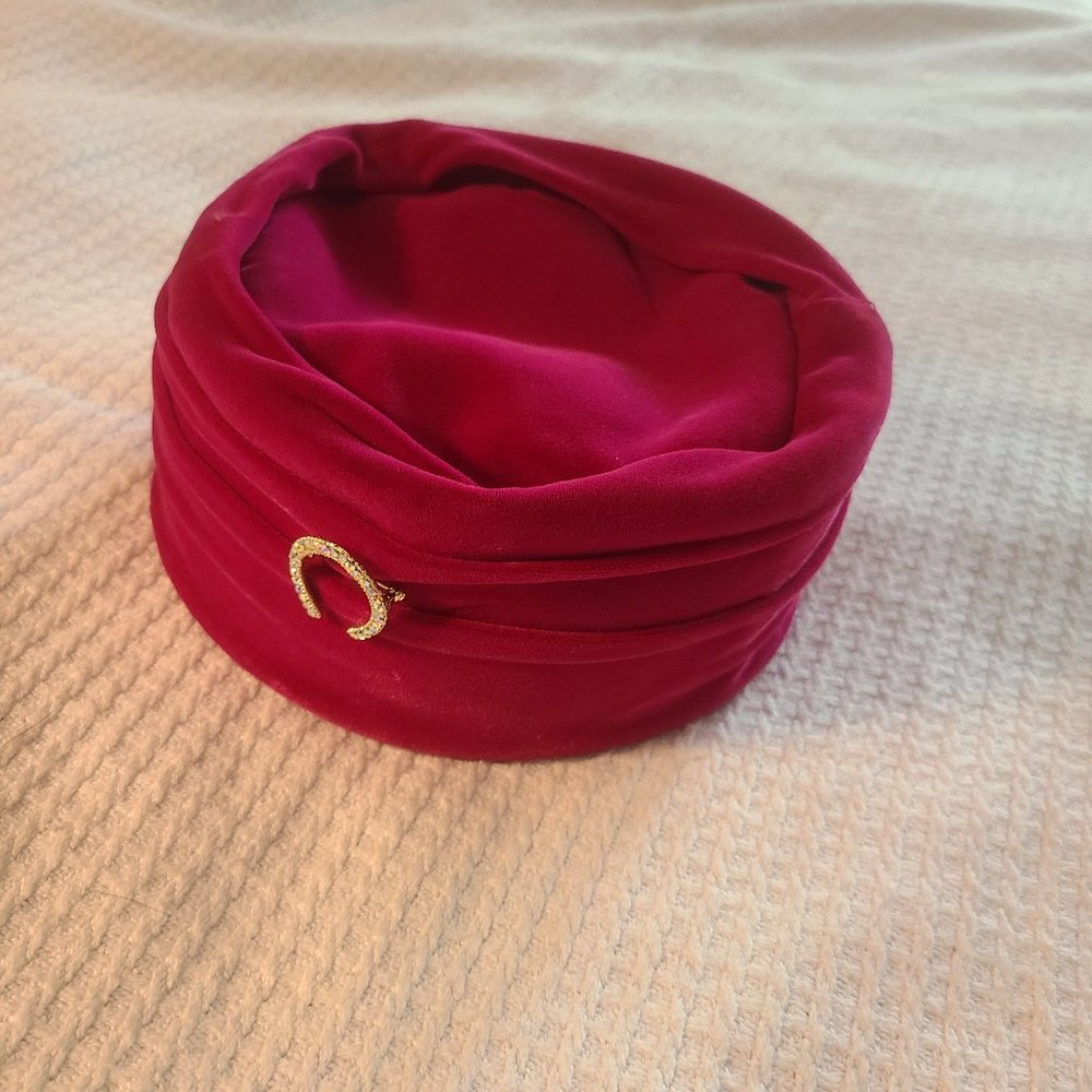 Elegant Red Women's Hat